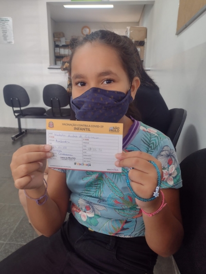Estado atinge mais de meio milhão de crianças vacinadas contra a Covid-19