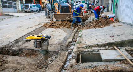 Rede coletora de esgoto é ampliada na Zona Norte