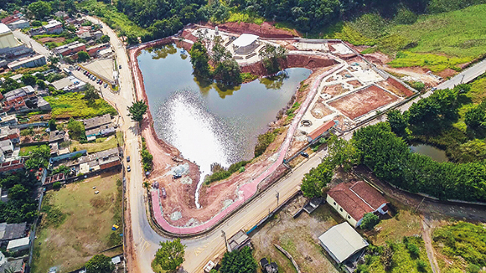 Parque do Ref&uacute;gio dos Bandeirantes segue com obras em ritmo avan&ccedil;ado