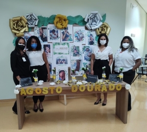 Hospital Francisco Moran celebra o Agosto Dourado com gestantes e pu&eacute;rperas