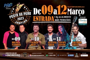 Festa do Pe&atilde;o 2023 de Jandira receber&aacute; Bruno &amp; Marrone, Murilo Huff, Gustavo Mioto e muito mais