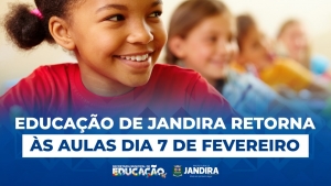 Educa&ccedil;&atilde;o de Jandira anuncia retorno &agrave;s aulas para o pr&oacute;ximo dia 7