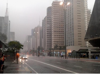 Fim de semana será marcado por chuva na região metropolitana de São Paulo