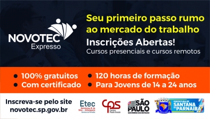 Prefeitura oferece Programa NovoTec para os jovens parnaibanos