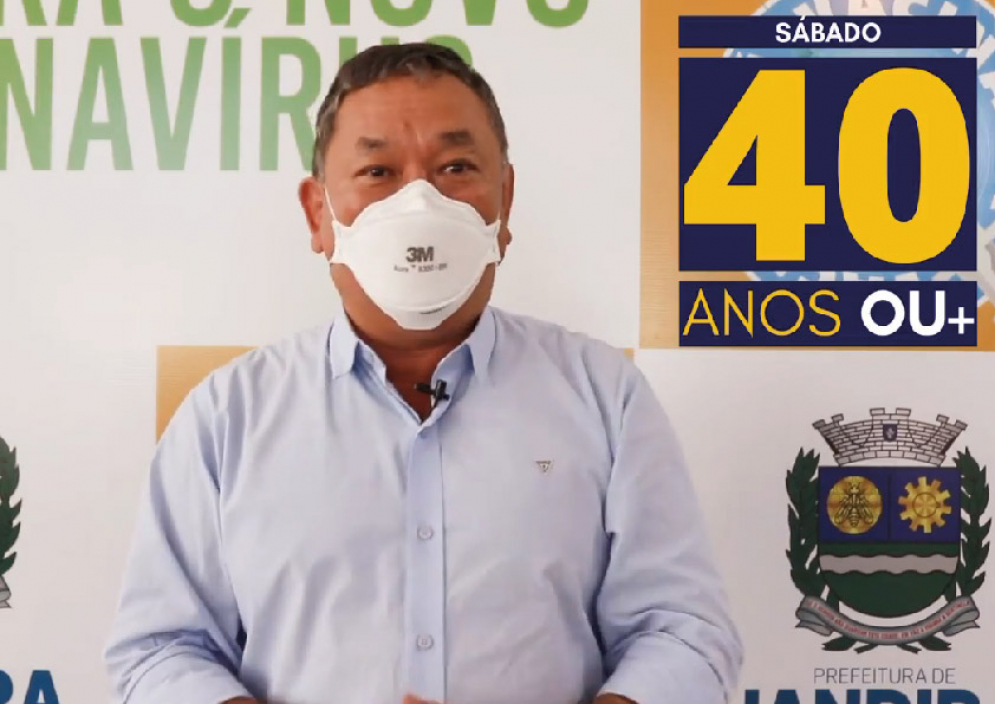 Doutor Sato anuncia antecipa&ccedil;&atilde;o da vacina&ccedil;&atilde;o contra a Covid-19 para pessoas de 45 anos ou mais