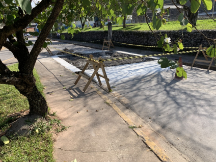 Prefeitura constrói faixas elevadas na região central