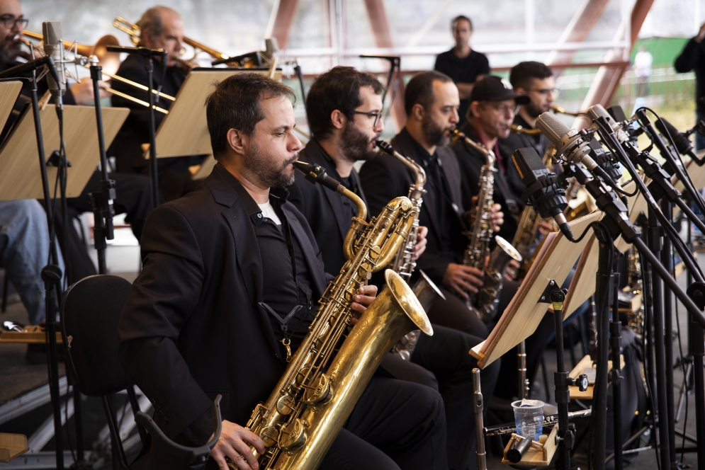Big Band da Brasil Jazz Sinf&ocirc;nica se apresenta na Pra&ccedil;a das Artes na quinta, dia 8