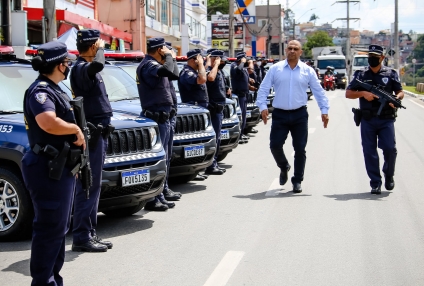 Prefeito Marcos Tonho acompanha operação “Olho no Olho” da GCM em Santana de Parnaíba