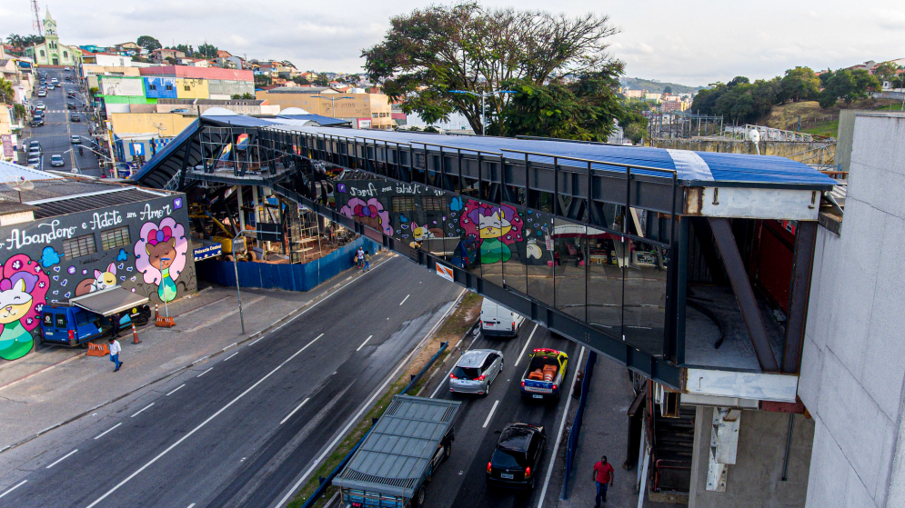 Nova passarela da Esta&ccedil;&atilde;o da CPTM ser&aacute; entregue nas pr&oacute;ximas semanas&nbsp;